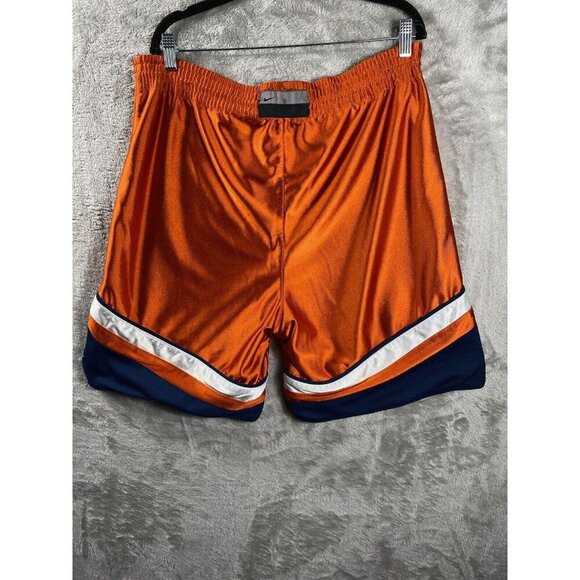 Nike Reversible Basketball Shorts Men’s Large Blue Orange White Mesh Athletic - Picture 10 of 16